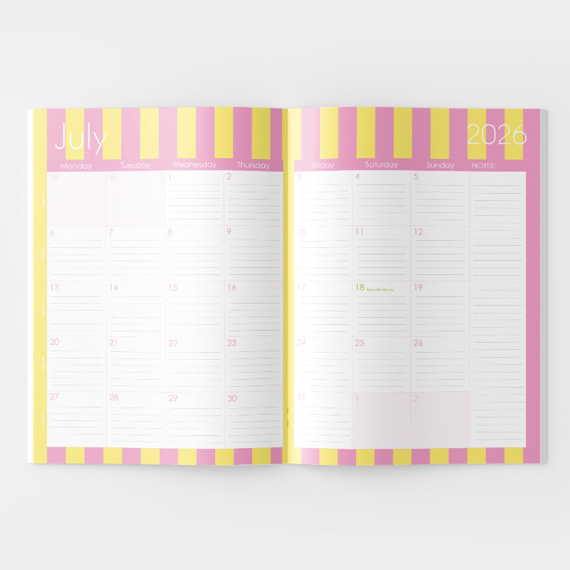 2026 A4 Planning Book - Palm Beach Green