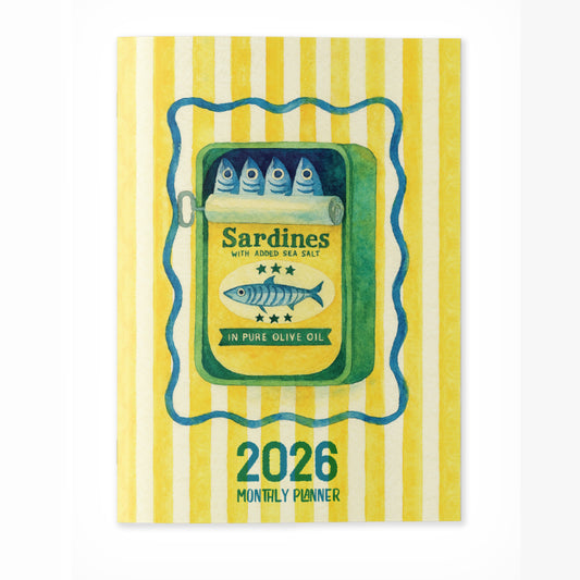 2026 A4 Planning Book - Amalfi Sardines