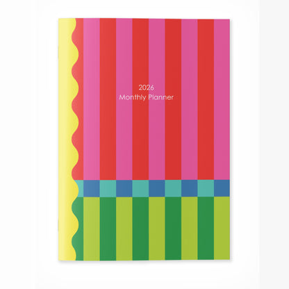 2026 A4 Planning Book - Circus Stripe