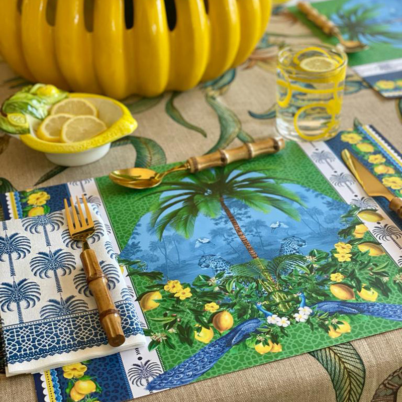 Disposable Placemats - Cape To Congo - Citrine