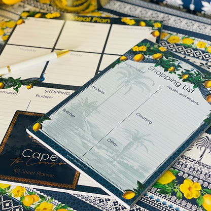 A5 Shopping List - Cape To Congo - Citrine