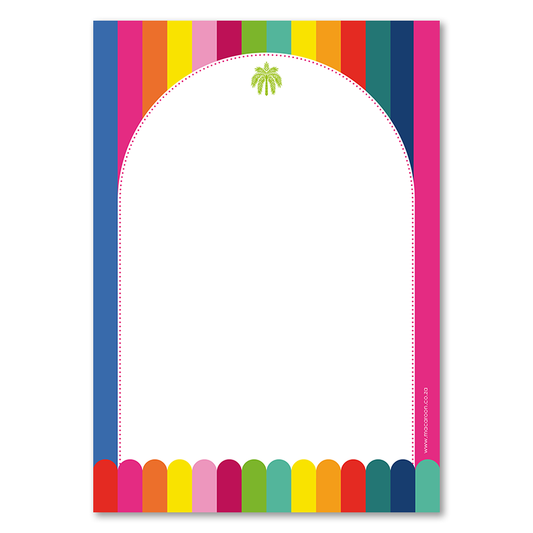 A5 Notepaper - Circus Stripe