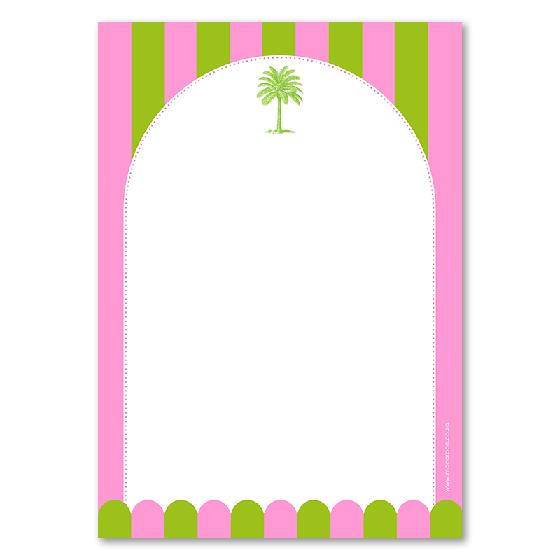A5 Notepaper - Palm Royale