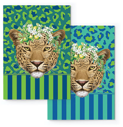 Soft Journal Set - Lumo Leopard - Tanzanite