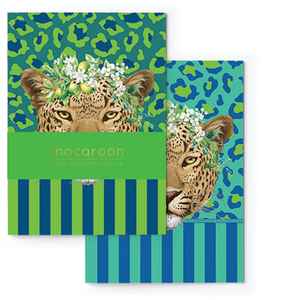 Soft Journal Set - Lumo Leopard - Tanzanite