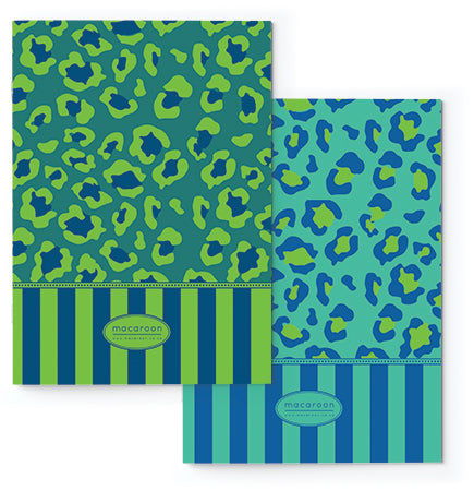 Soft Journal Set - Lumo Leopard - Tanzanite