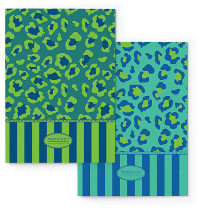 Soft Journal Set - Lumo Leopard - Tanzanite
