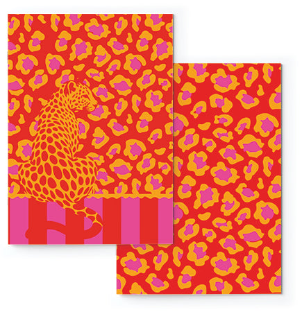 Soft Journal Set - Lumo Leopard - Coral