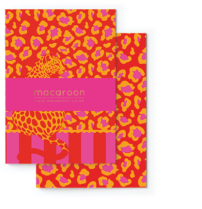 Soft Journal Set - Lumo Leopard - Coral