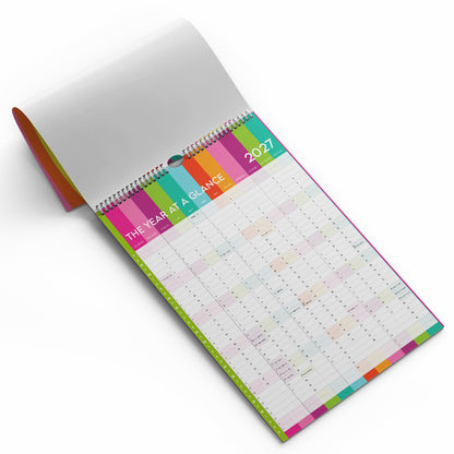 2027 A3 Monthly Wall Planner - Stripe Society