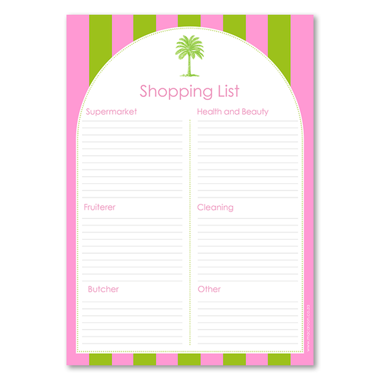 A5 Shopping List - Palm Royale