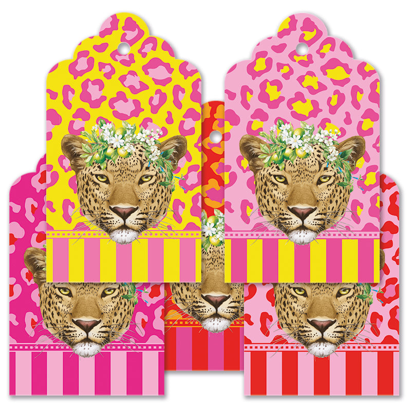 Tag Set - Lumo Leopard - Ruby