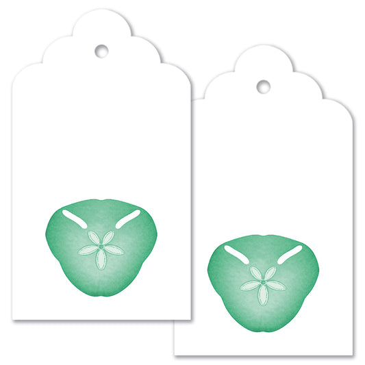 Tag Set - Classic Pansy Shell - Seaglass
