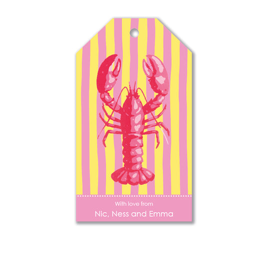 Personalised Gift Tag Set - Seaside Sorbet