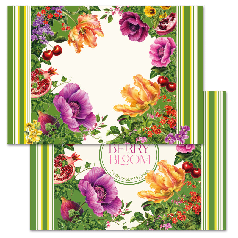 Disposable Placemats - Berry & Bloom