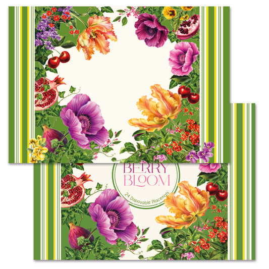 Disposable Placemats - Berry & Bloom