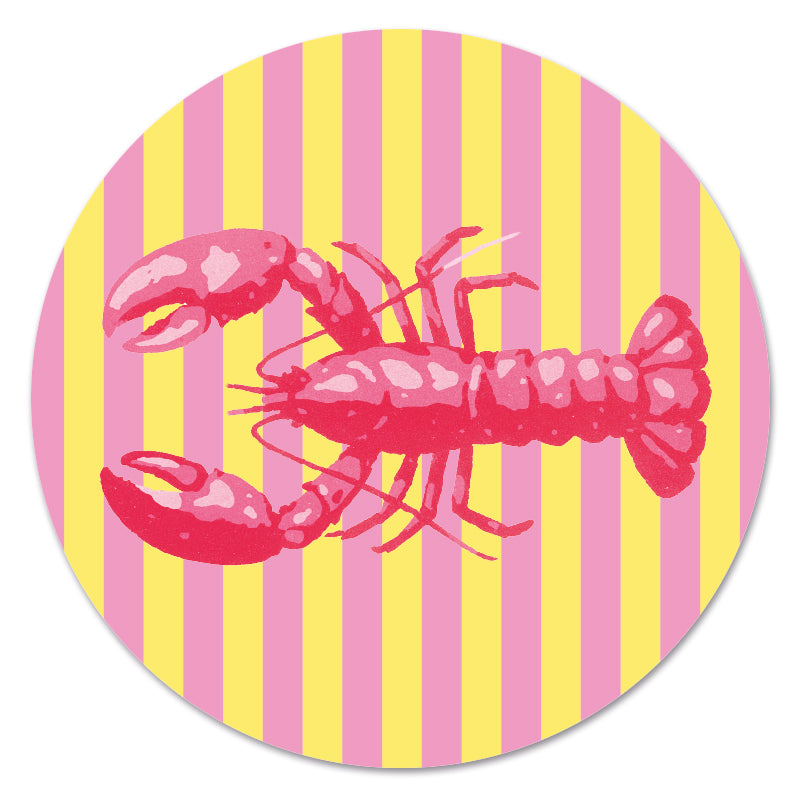 Disposable Round Placemats - Sorbet Seaside