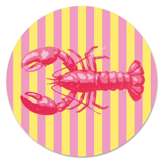 Disposable Round Placemats - Sorbet Seaside