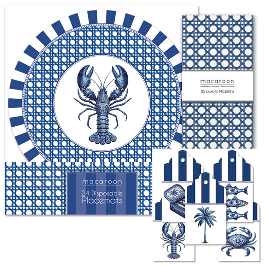 TABLE SETTING PACK  - SICILIAN SEASIDE