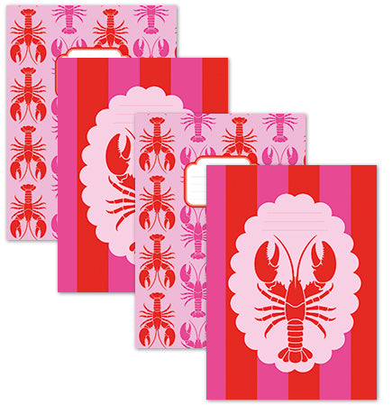 Designer Book Cover Set - Sun Soaked Lobster