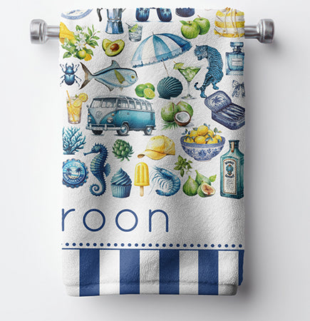 Luxury Beach Towel - Summer Shuffle