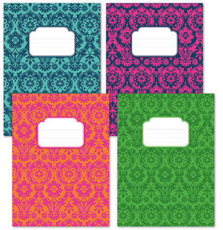 Designer Book Cover Set - Tropical Tile