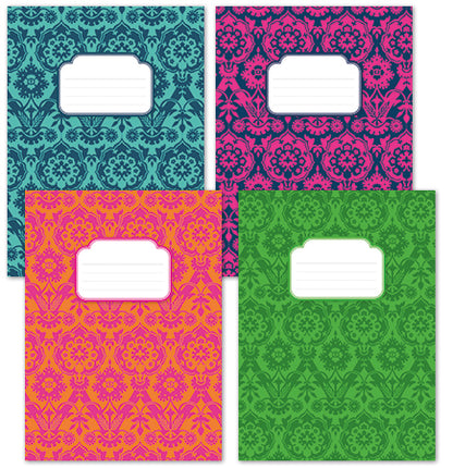 Designer Book Cover Set - Tropical Tile
