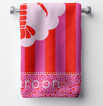Luxury Beach Towel - Sun Soaked Lobster