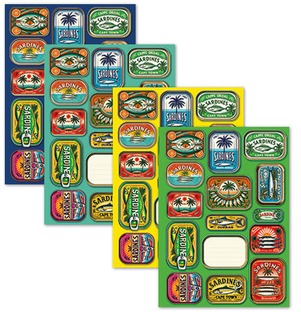Designer Book Cover Set - Sun Soaked Sardines