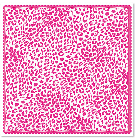 Disposable Luxury Napkins - Leopard - Ruby