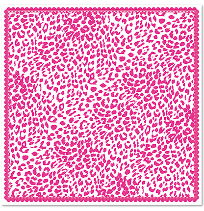 Disposable Luxury Napkins - Leopard - Ruby