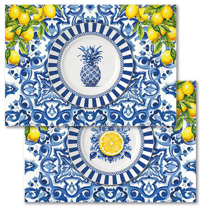 Disposable Placemats - Sicilian Lemon