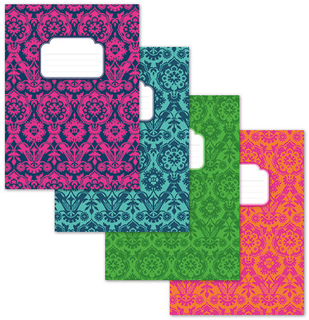 Designer Book Cover Set - Tropical Tile