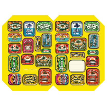 Designer Book Cover Set - Sun Soaked Sardines