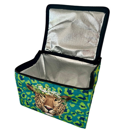 Lunch Cooler Bag - Small - Tanzanite Leopard