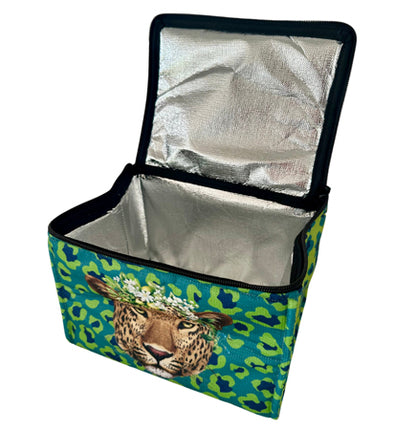 Lunch Cooler Bag - Small - Tanzanite Leopard