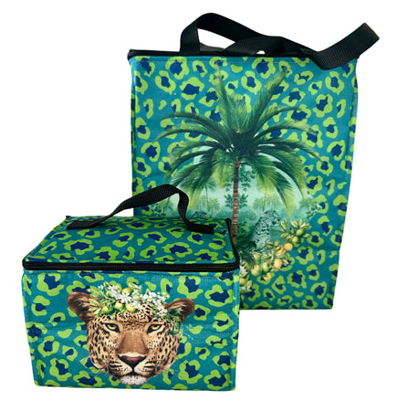 Lunch Cooler Bag - Small - Tanzanite Leopard