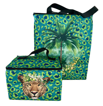 Lunch Cooler Bag - Small - Tanzanite Leopard