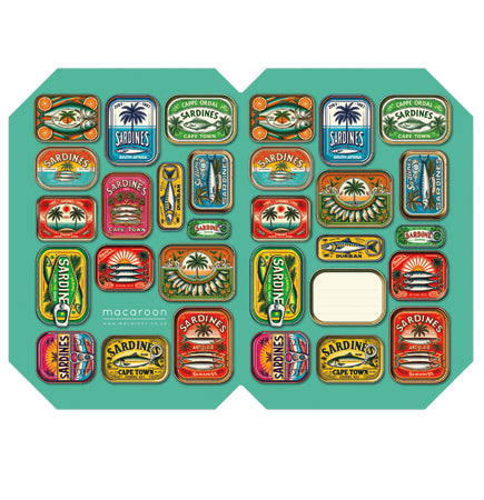 Designer Book Cover Set - Sun Soaked Sardines