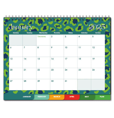 2025 Tabbed A5 Tent Calendar