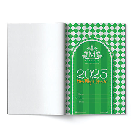 2025 A4 Planning Book - Summer Shuffle