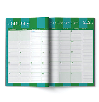 2025 A4 Planning Book - Aperol Shuffle