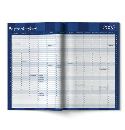 2025 A4 Planning Book - Sun Soaked Citrus