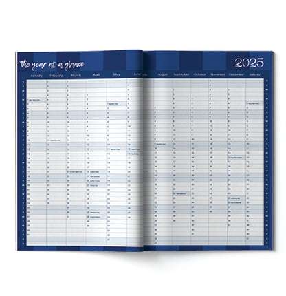 2025 A4 Planning Book - Sun Soaked Citrus
