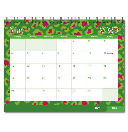 2025 Tabbed A5 Tent Calendar