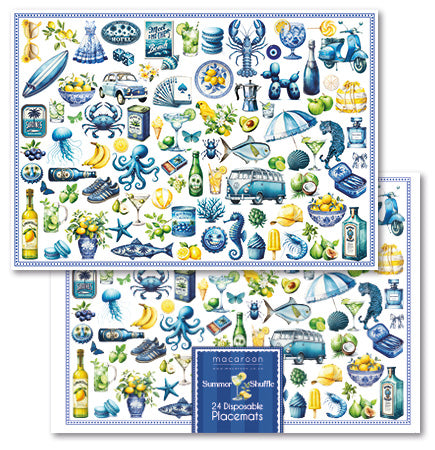 Disposable Placemats - Summer Shuffle