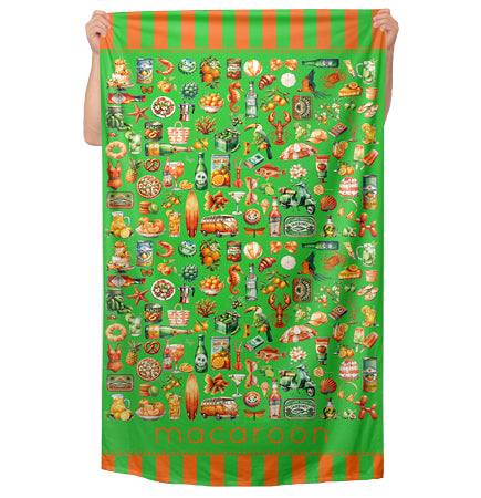 Luxury Beach Towel - Aperol