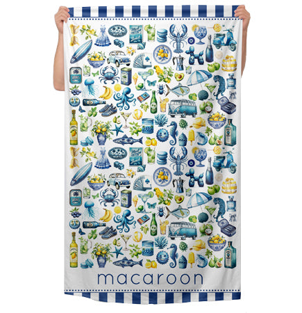 Luxury Beach Towel - Summer Shuffle