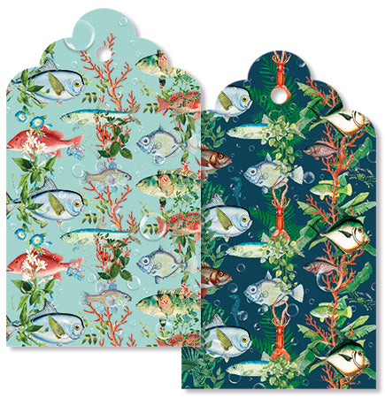 Gift Tag Set - Floral Reef