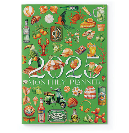 2025 A4 Planning Book - Aperol Shuffle